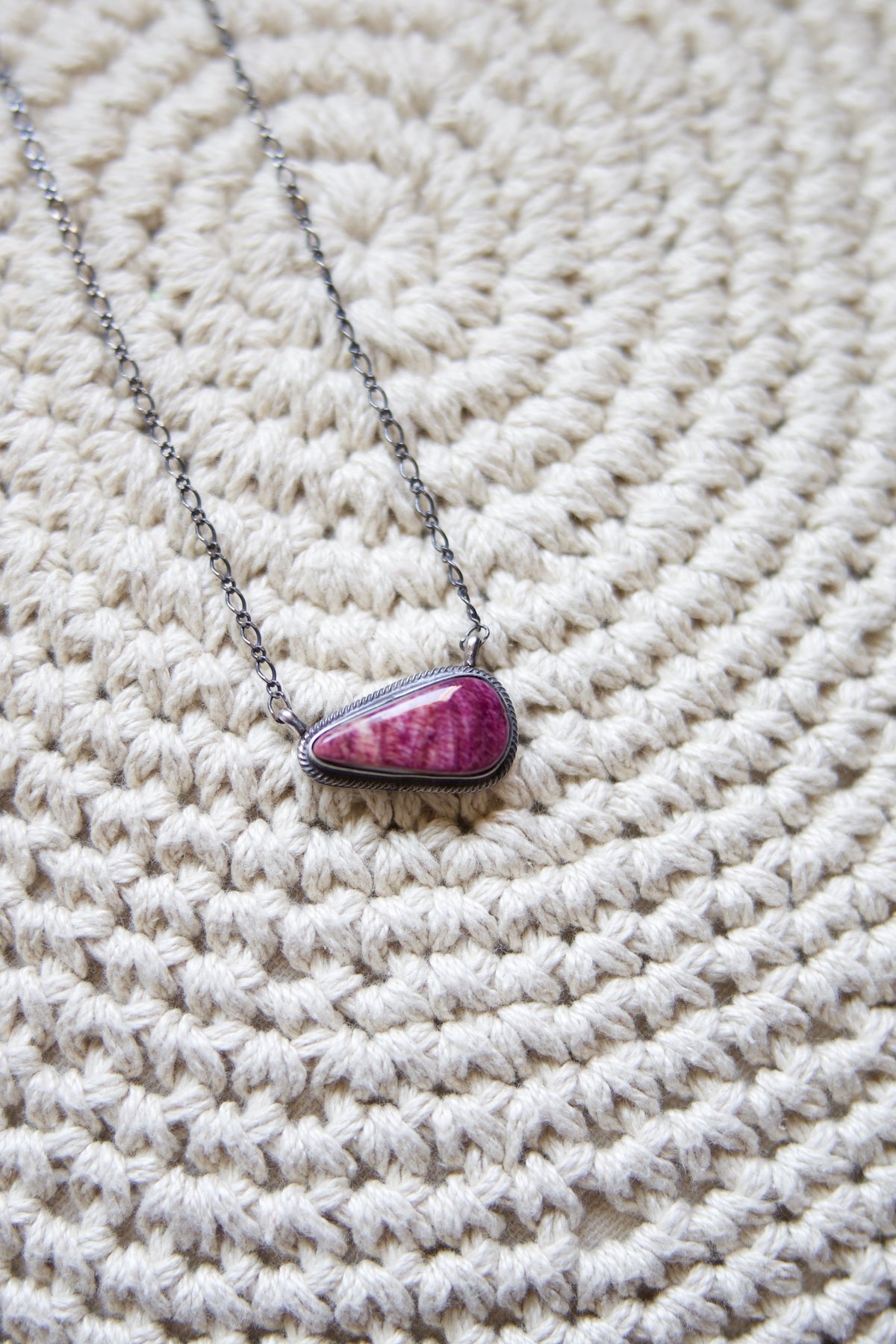 Purple Spiny Necklace