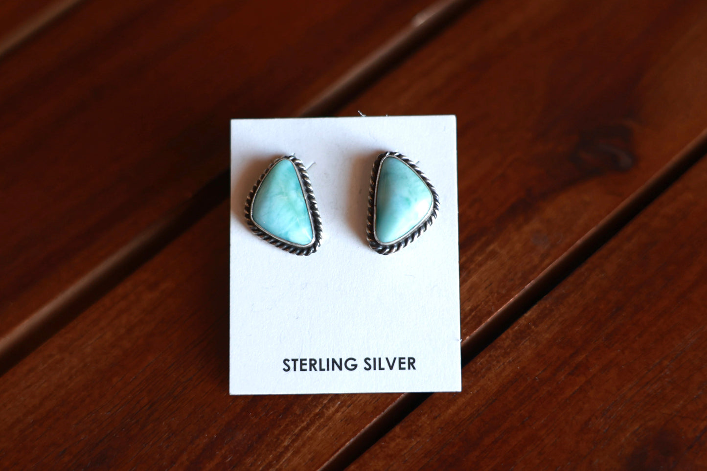 Larimar Studs
