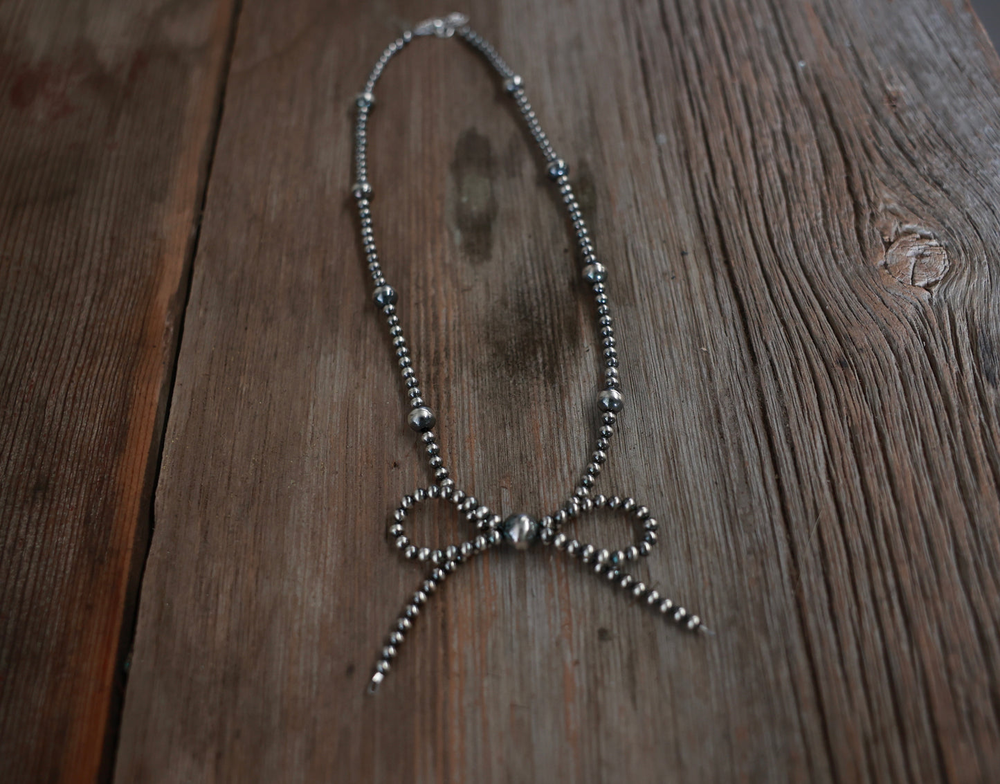 PREORDER Navajo Pearl Bow Necklace
