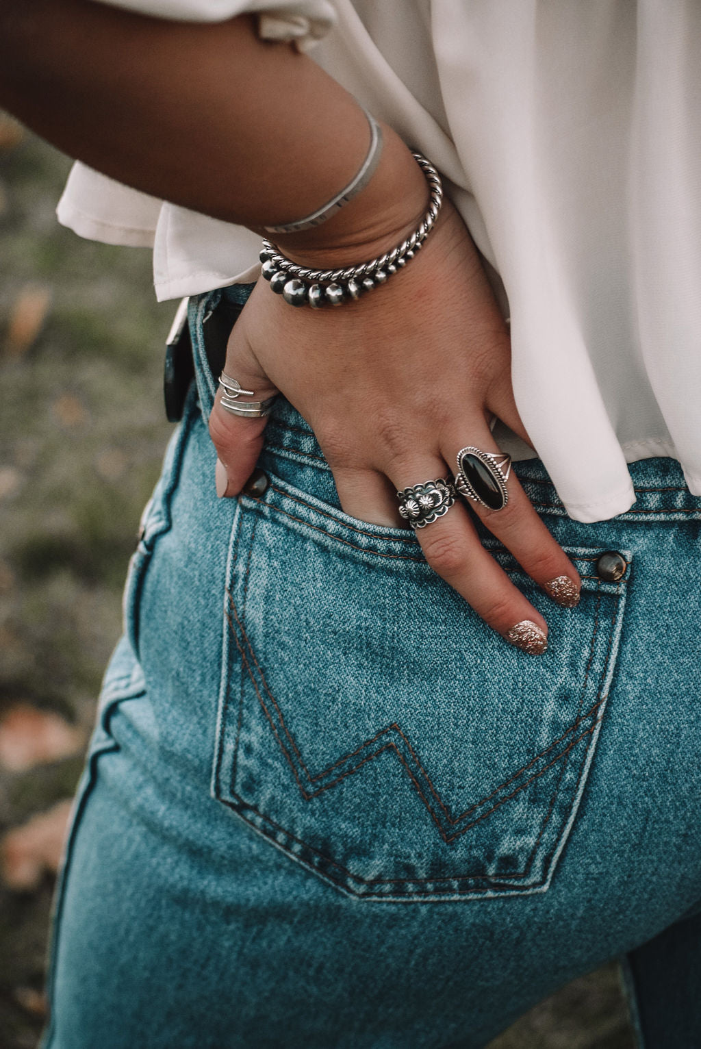 PREORDER Saucer/ Regular Navajo Pearl Bracelet