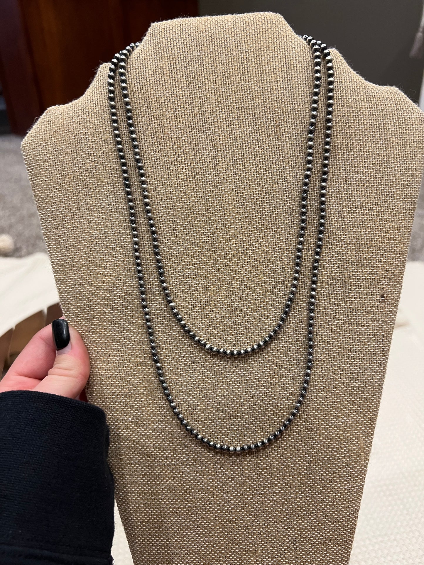 PREORDER 4mm Navajo Pearls