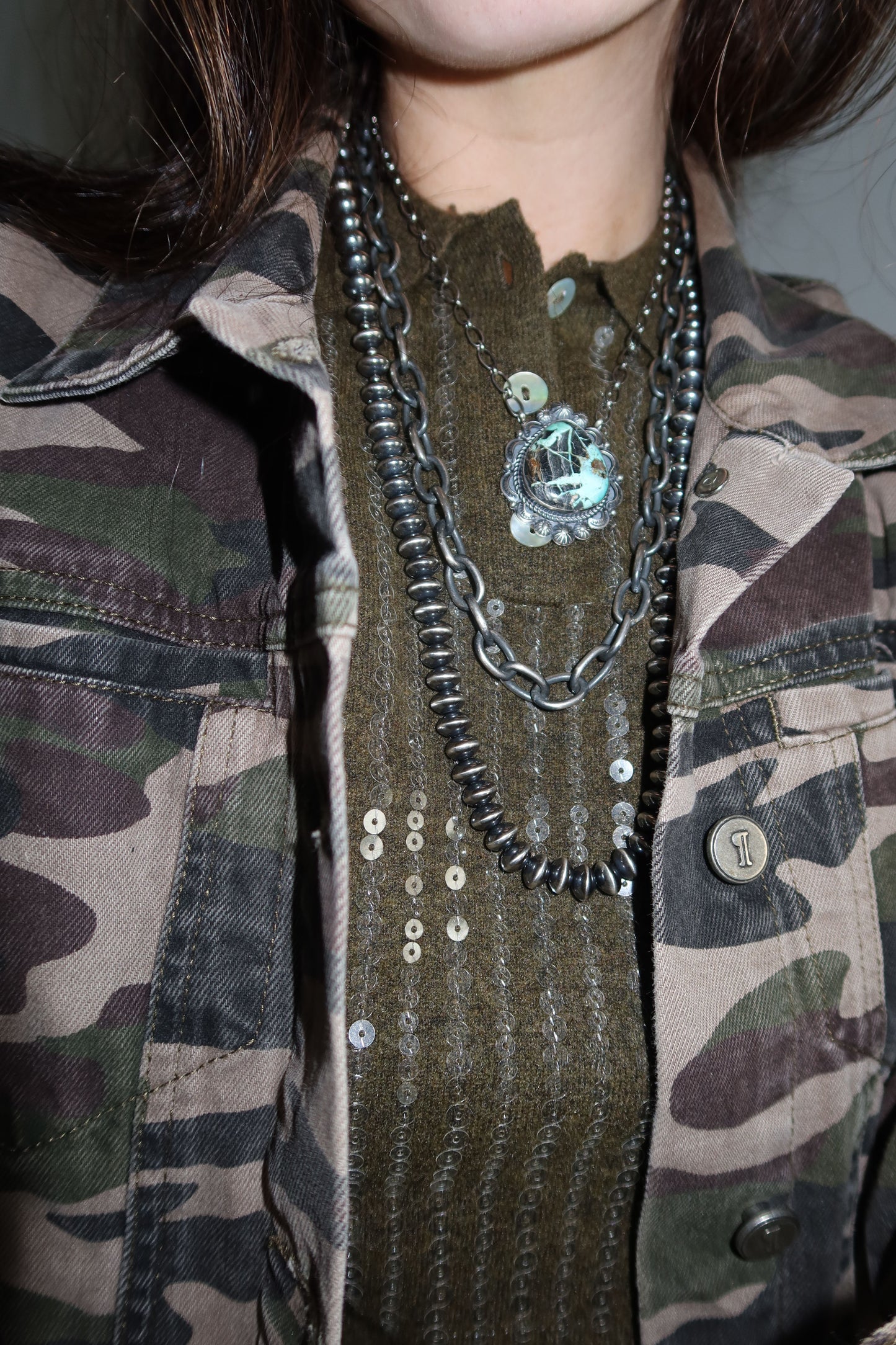 Blackjack Turquoise Necklace