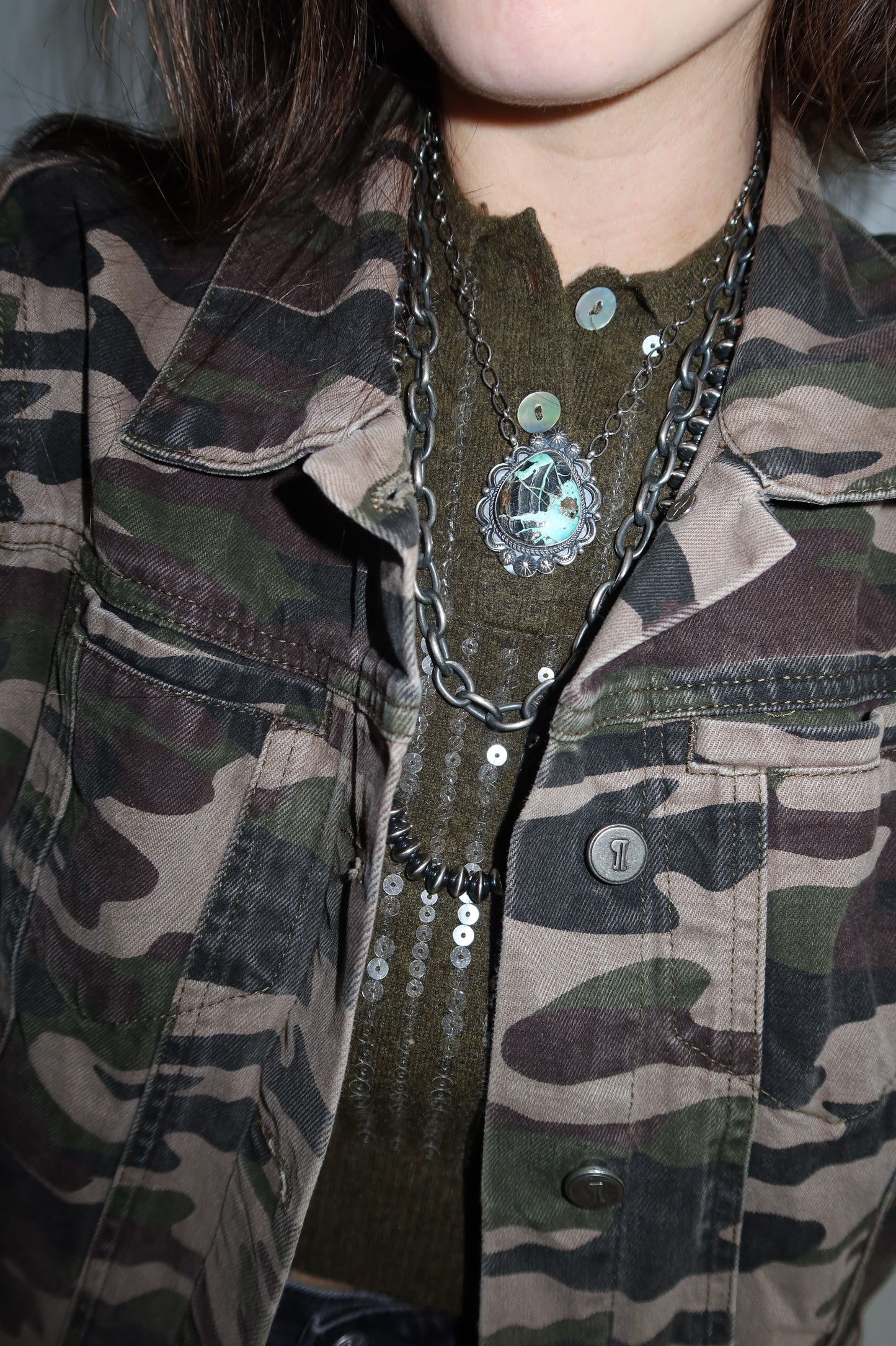 Blackjack Turquoise Necklace