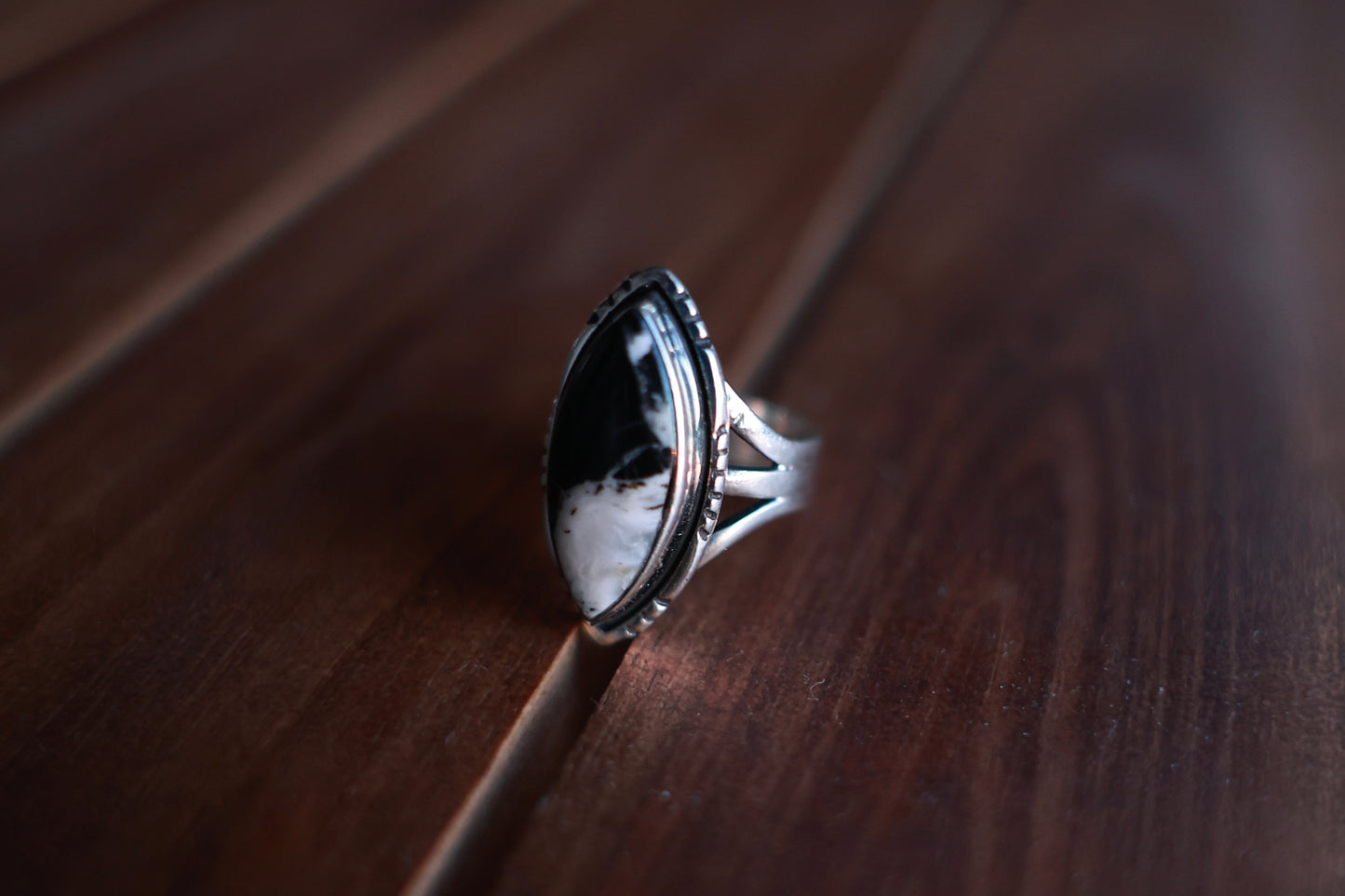 Gina White Buffalo Ring