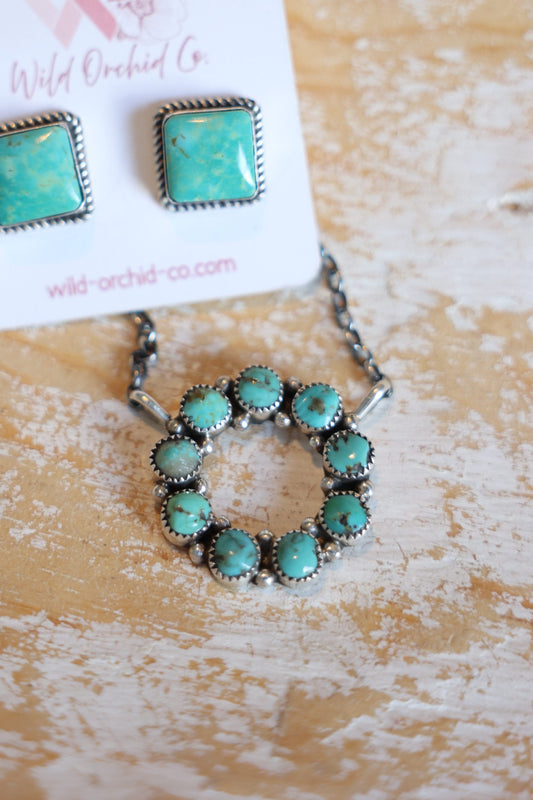 Infinity Turquoise Necklace