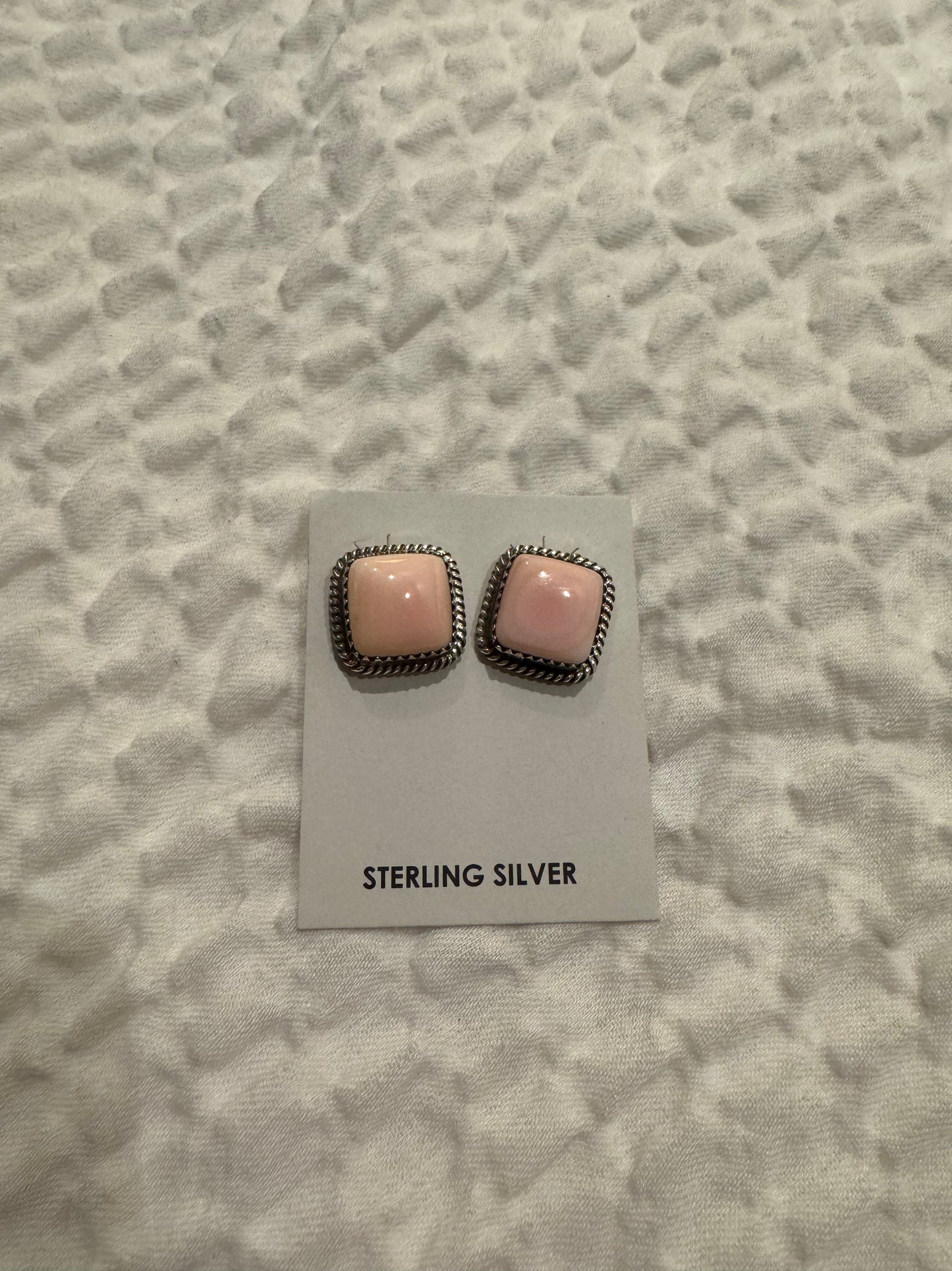 Pink Conch Studs