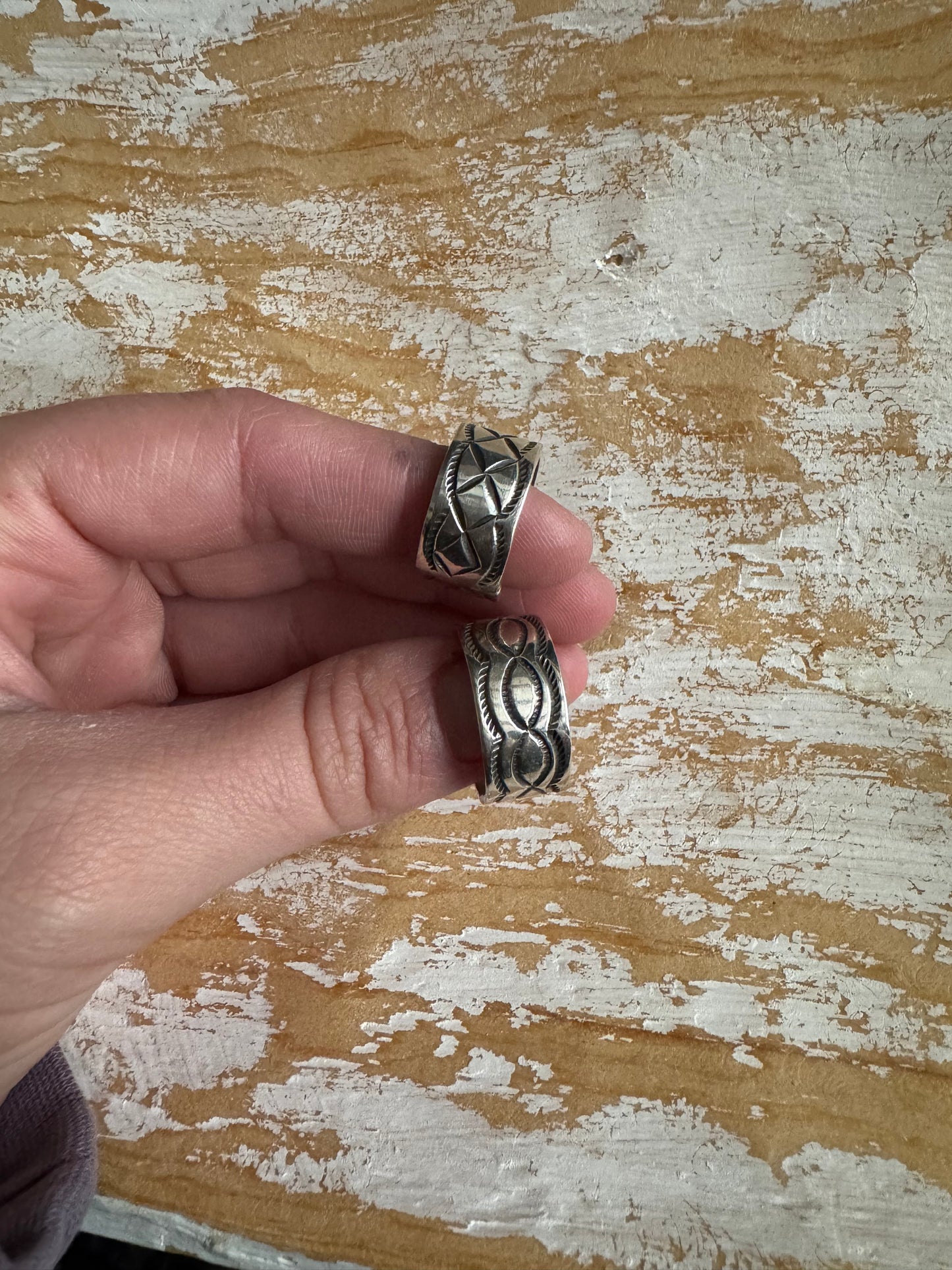 Sterling Cigar Band Ring