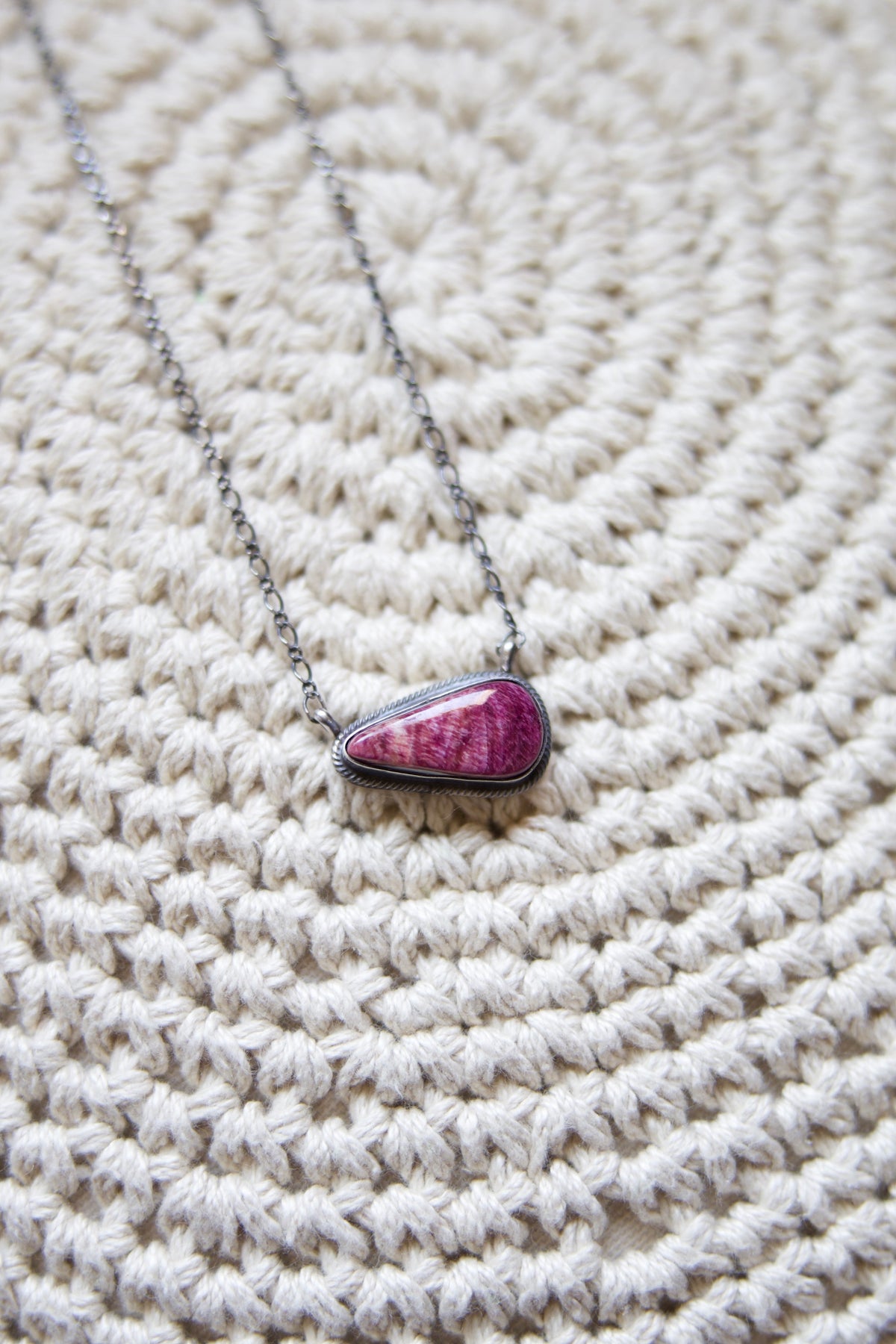 Purple Spiny Necklace