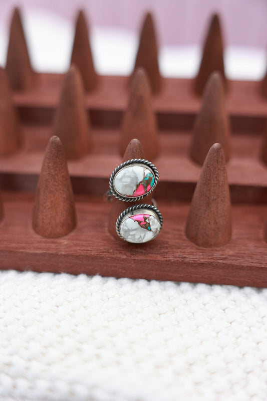 Cotton Candy Adjustable Ring