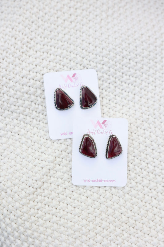 Purple Spiny Studs
