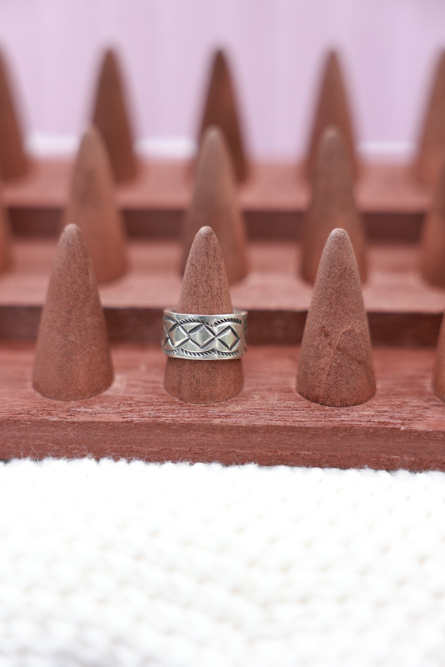 Sterling Cigar Band Ring