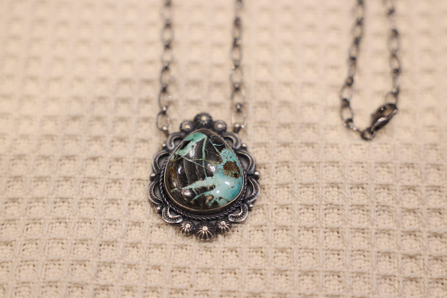 Blackjack Turquoise Necklace