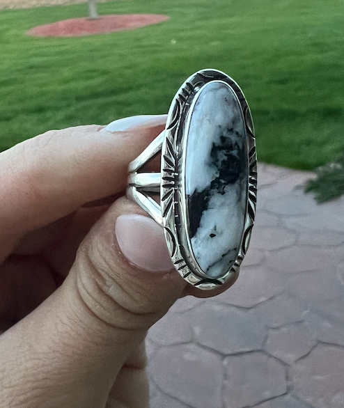 Georgia White Buffalo Ring