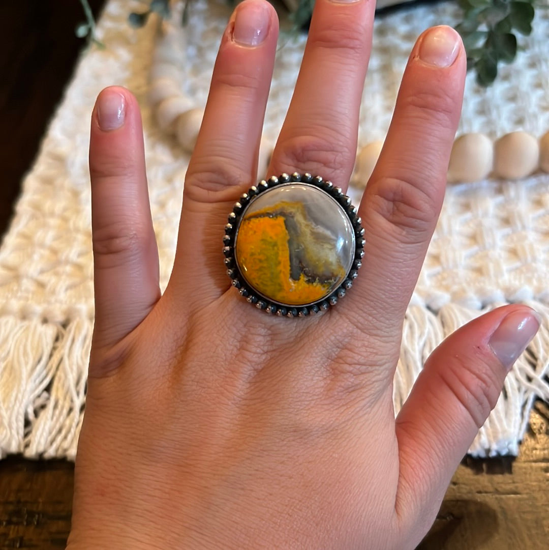 Bumblebee Jasper Ring