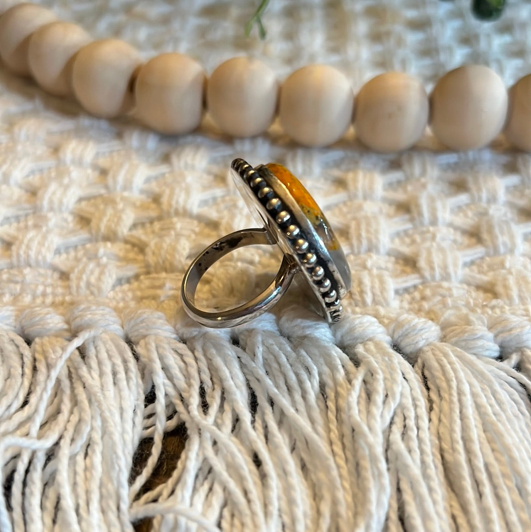 Bumblebee Jasper Ring