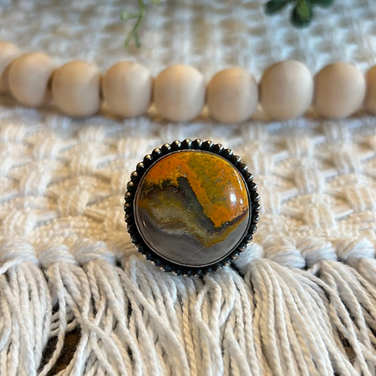 Bumblebee Jasper Ring