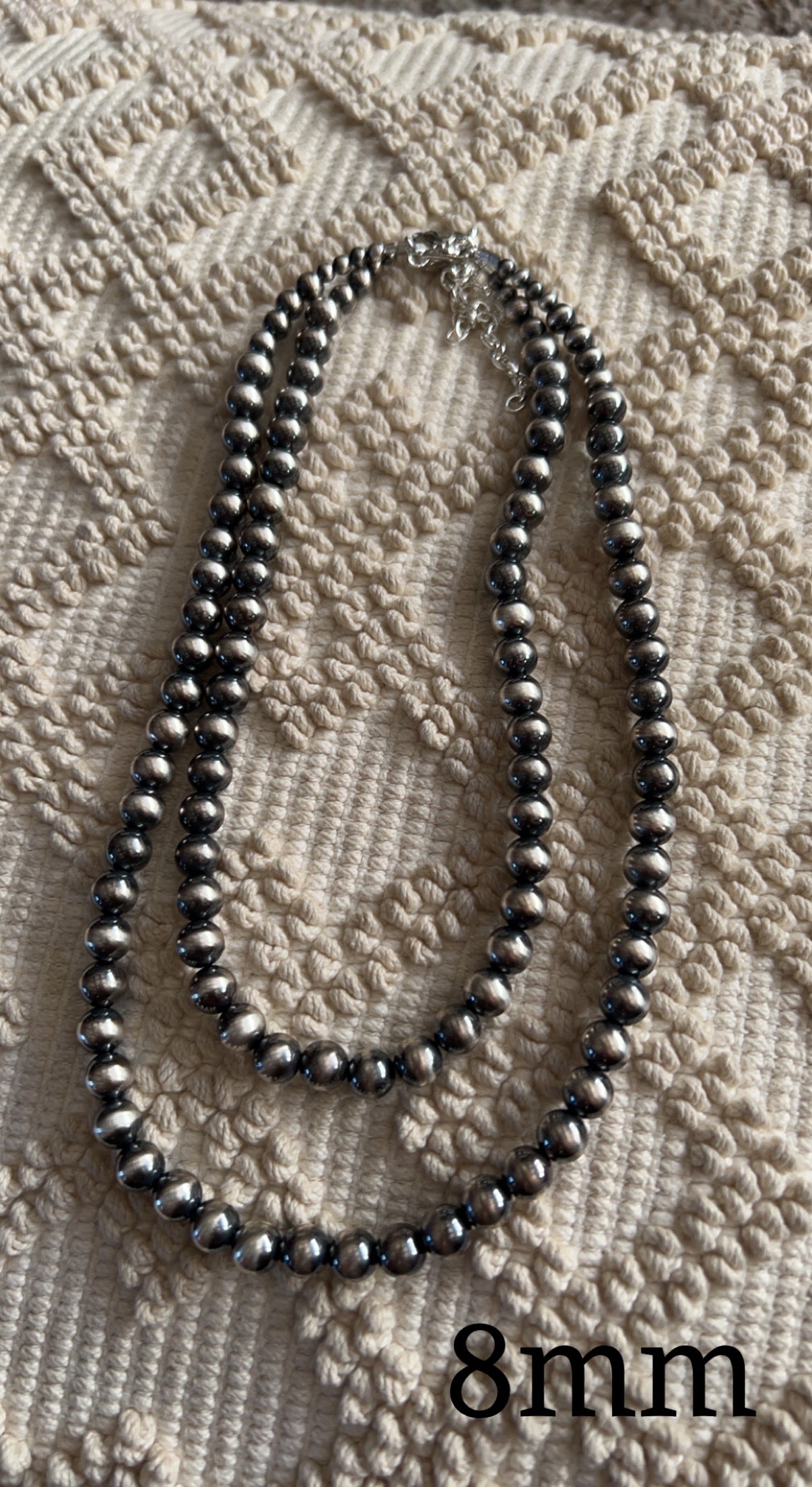 PREORDER 8mm Navajo Pearl Necklace