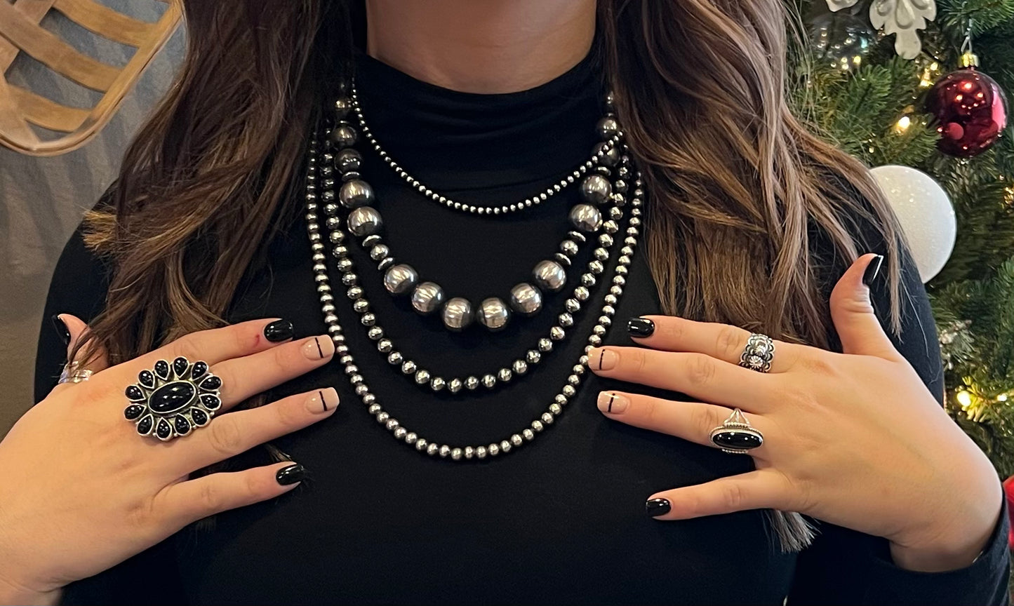 PREORDER 6mm Navajo Pearl Necklace